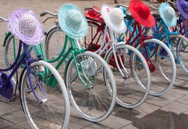 A great way to explore Berlin is by bike!